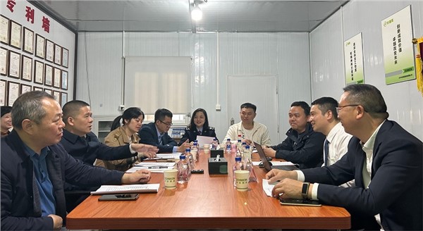 长沙经开区副主任赖坤明一行调研安博站·官方版网站登录入口装备